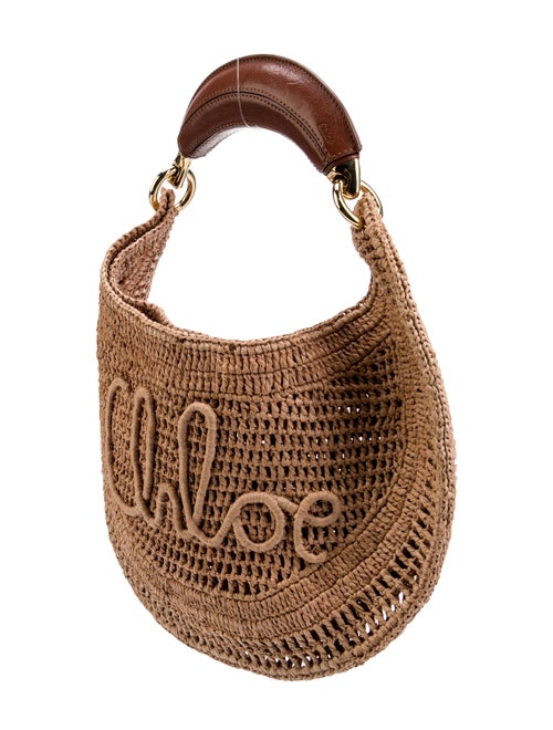 Chloé Raffia Top Handle Bag