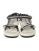 Chloé Graphic Print Bow Accents Sandals
