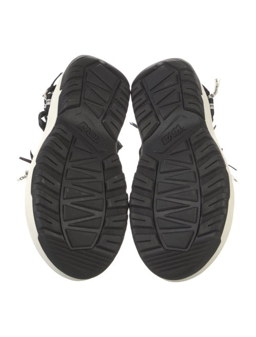 Chloé Graphic Print Bow Accents Sandals