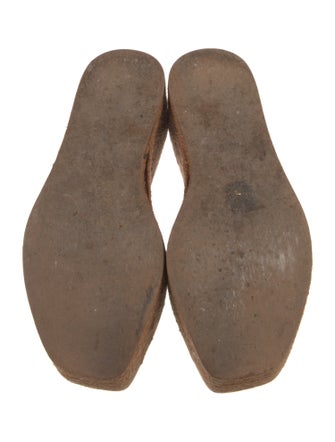 Chloé Canvas Graphic Print Slides