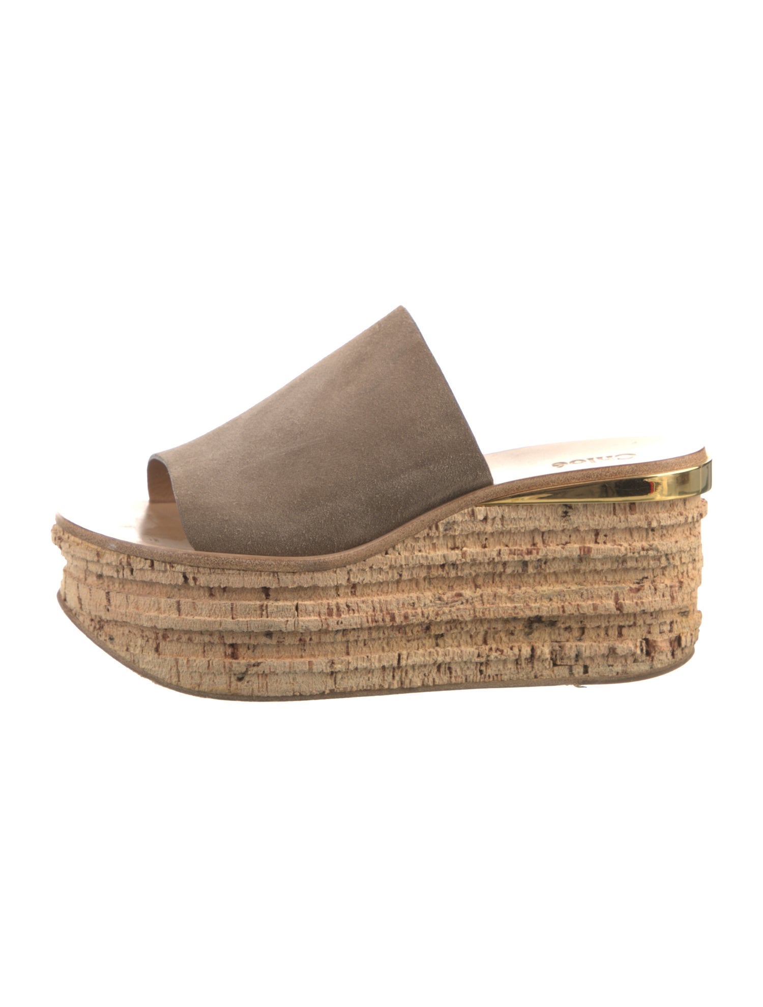 Chloé Suede Slides