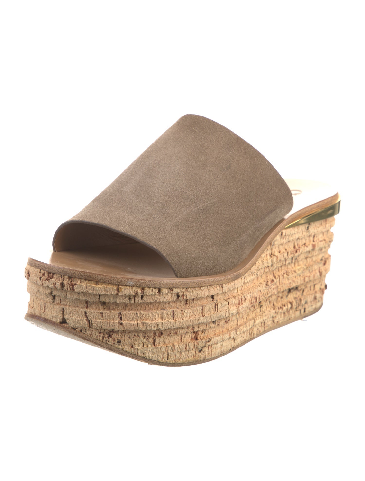 Chloé Suede Slides