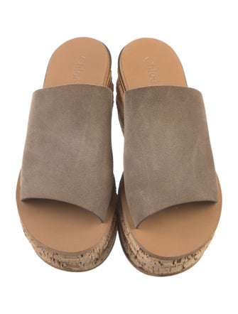 Chloé Suede Slides