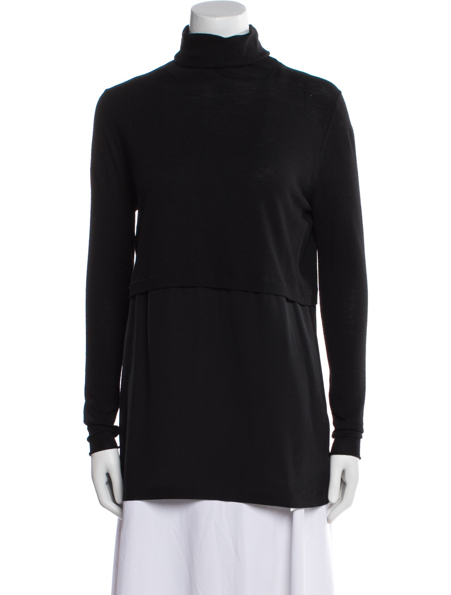 Chloé Silk Turtleneck Sweatshirt