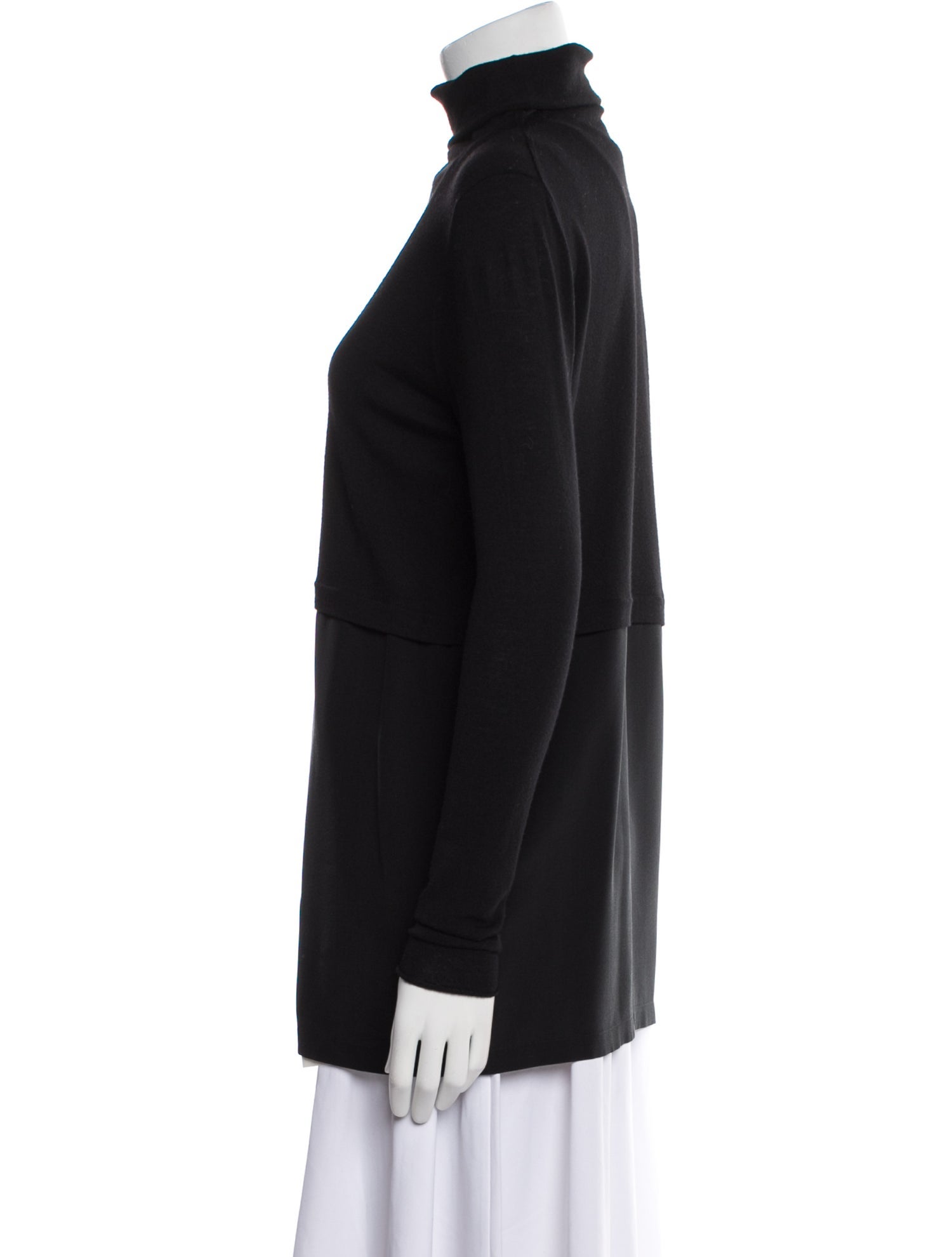 Chloé Silk Turtleneck Sweatshirt