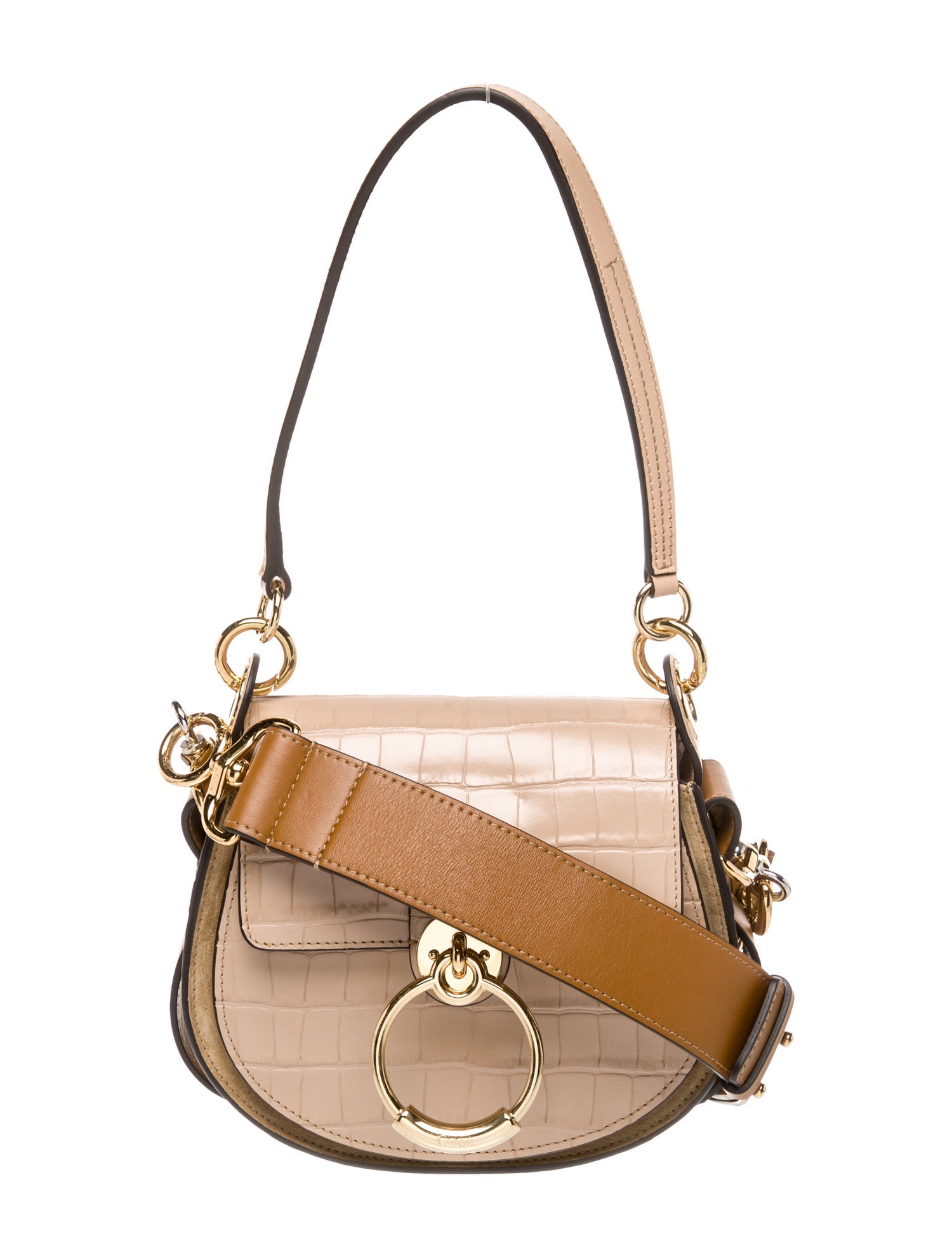 Chloé Embossed Leather Crossbody Bag