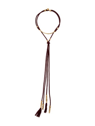 Chloé Rope Tassel Lavalier Necklace