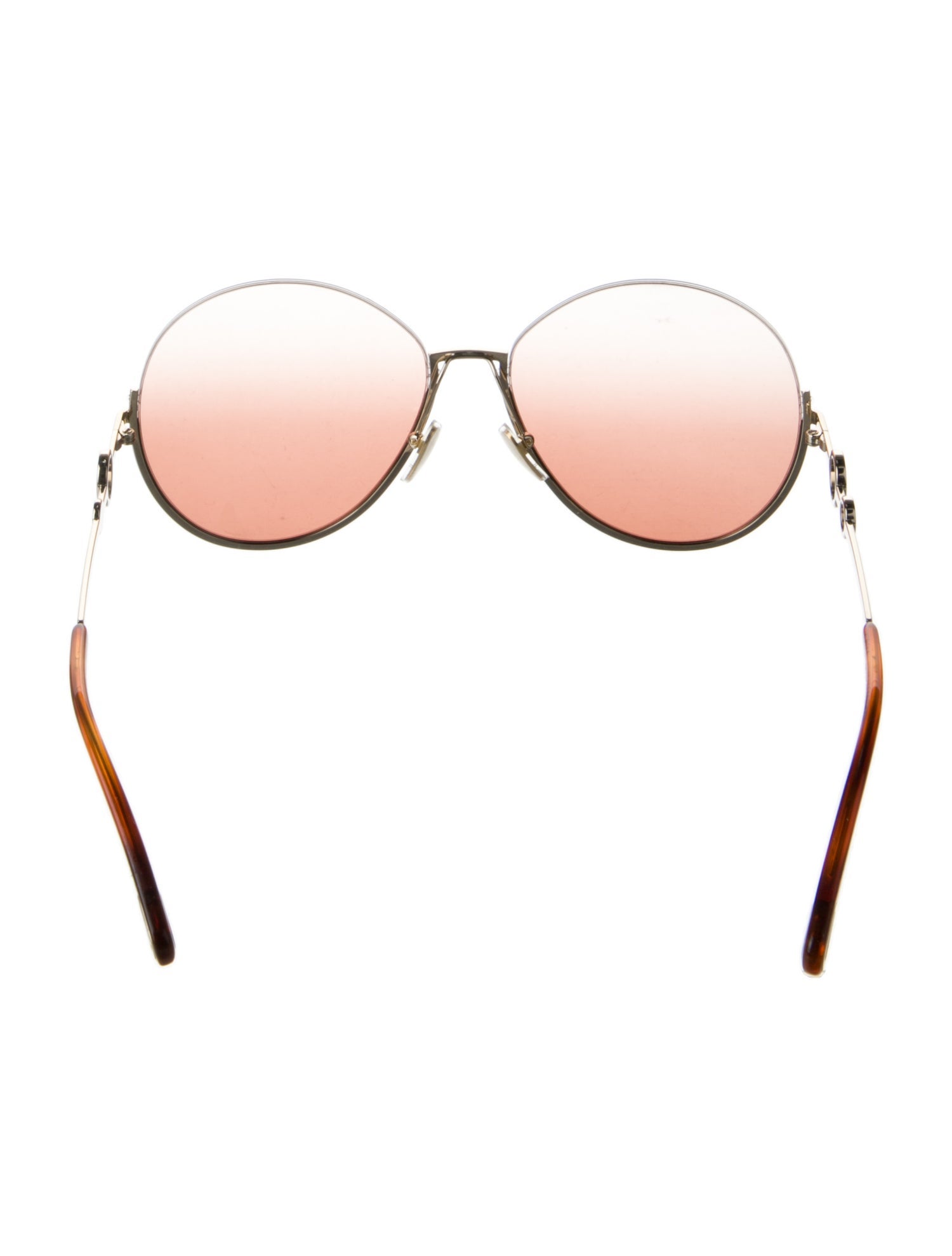 Chloé Round Gradient Sunglasses