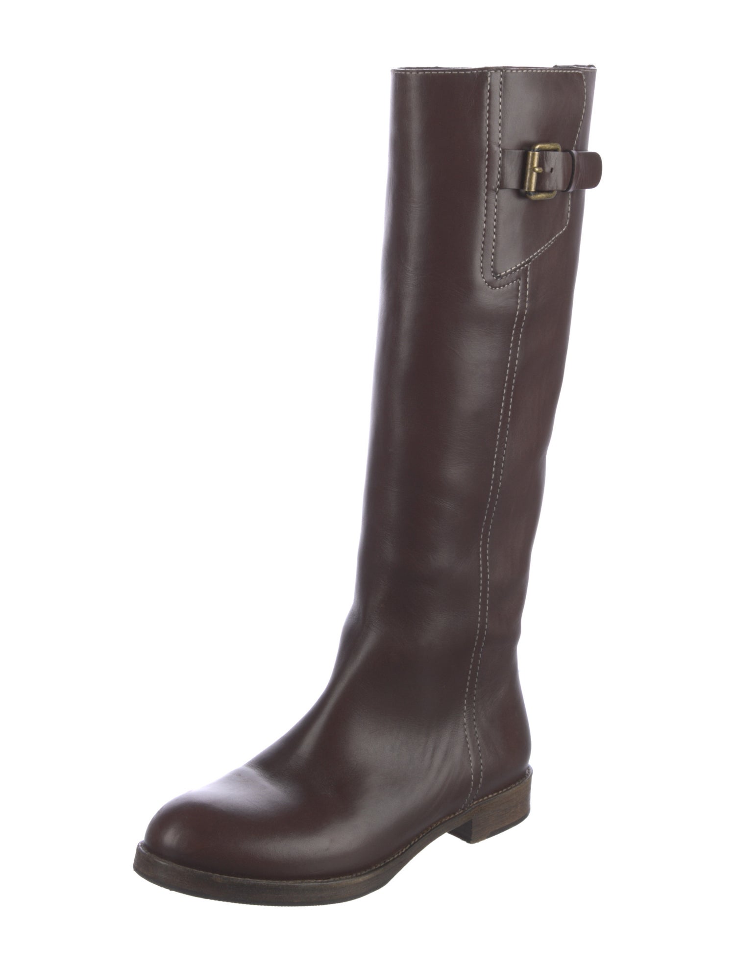 Chloé Leather Riding Boots