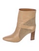 Chloé Leather Colorblock Pattern Boots