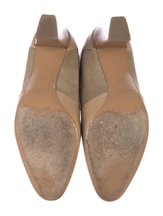 Chloé Leather Colorblock Pattern Boots