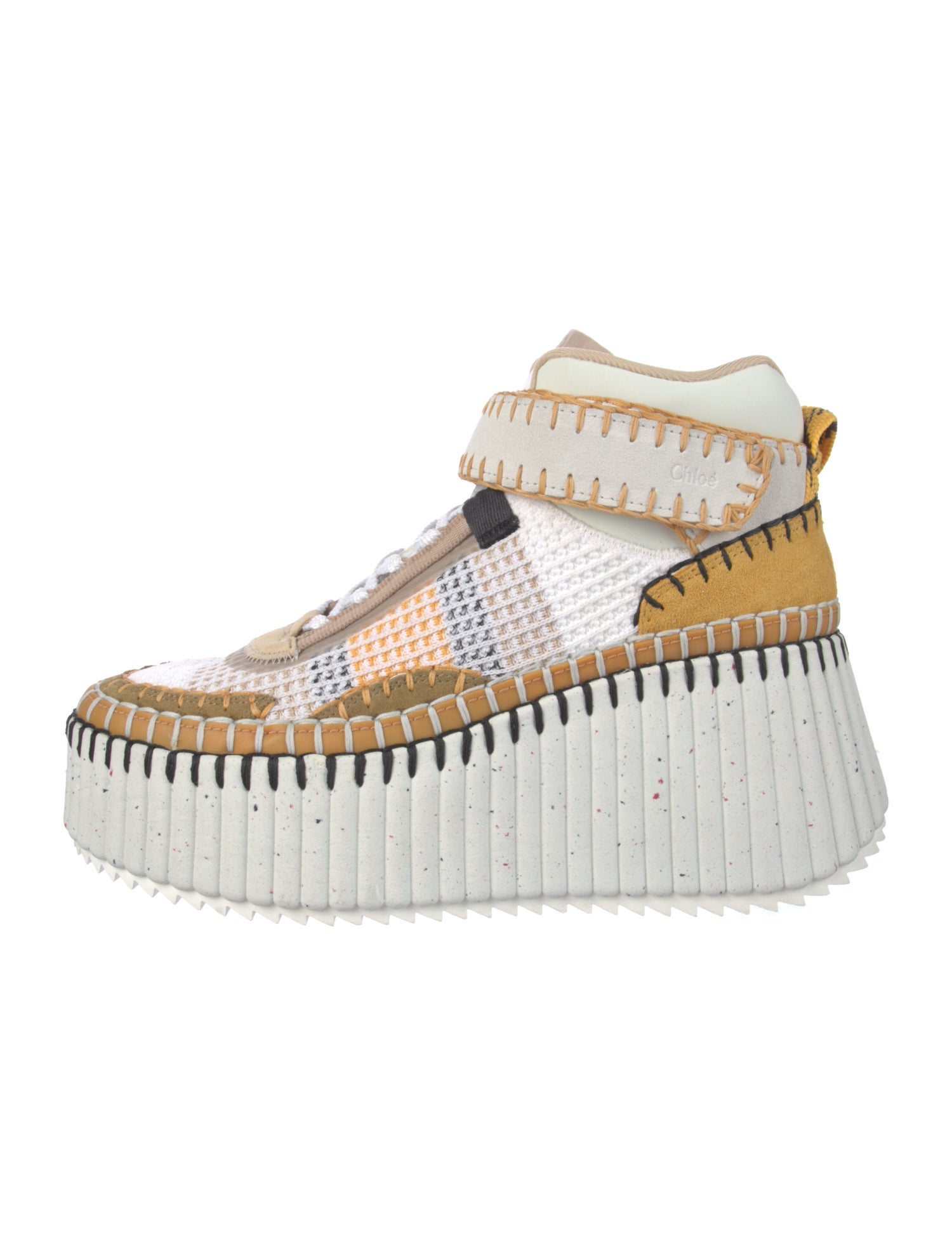 Chloé Colorblock Pattern Sneakers