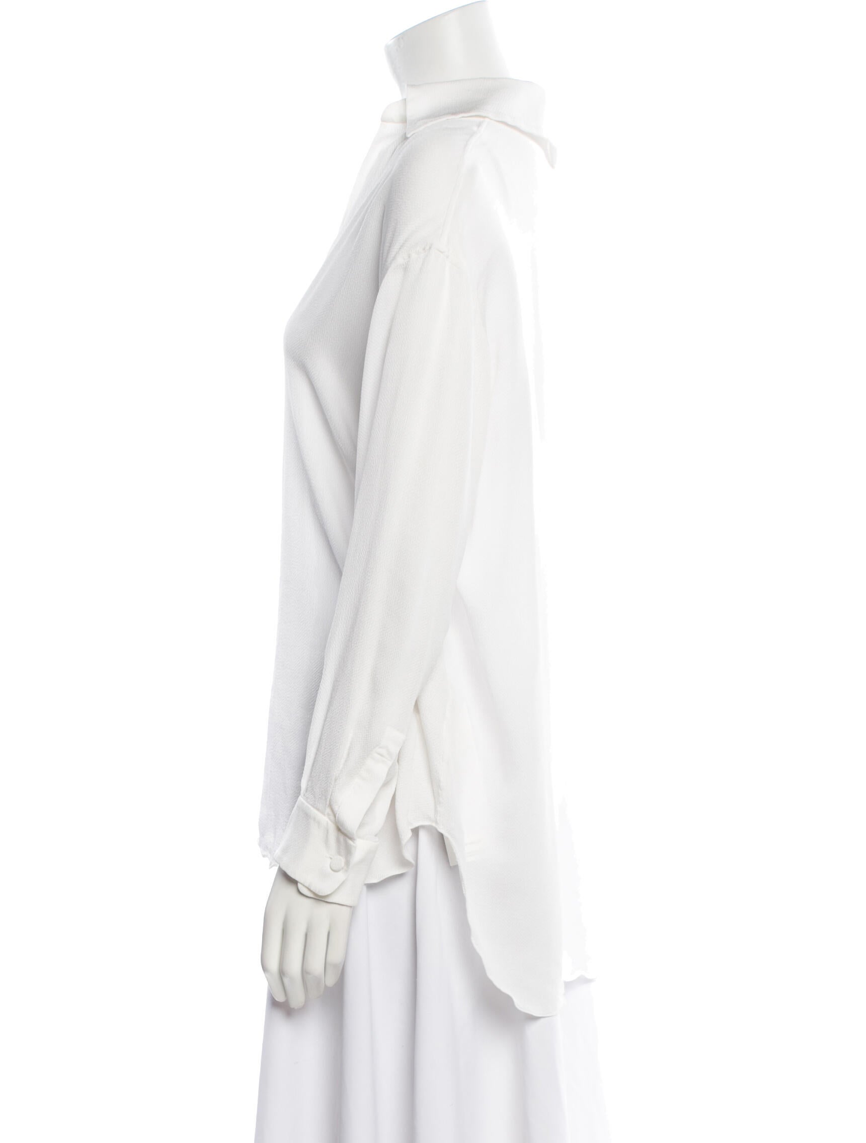 Chloé V-Neck Long Sleeve Blouse