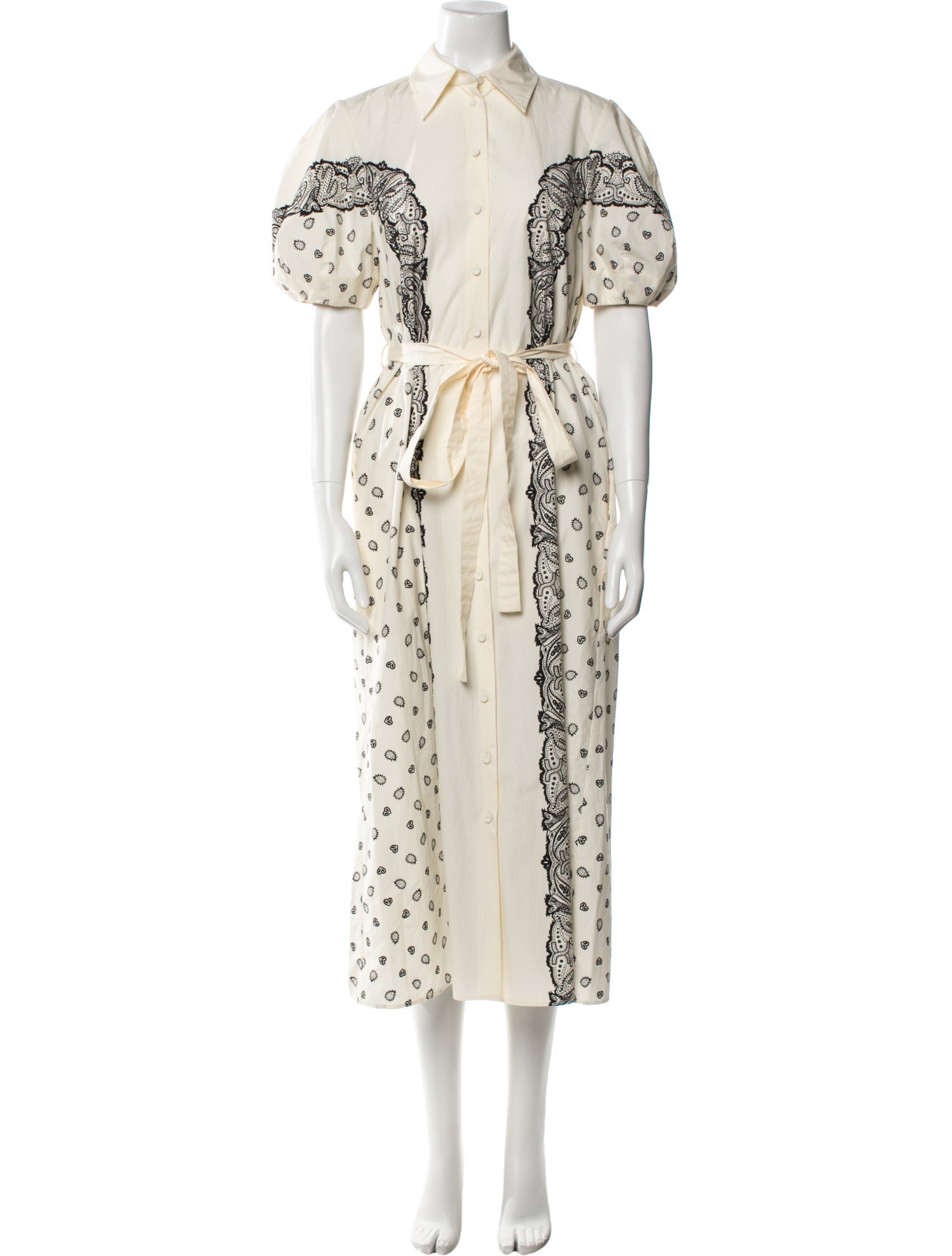 Chloé Printed Midi Length Dress