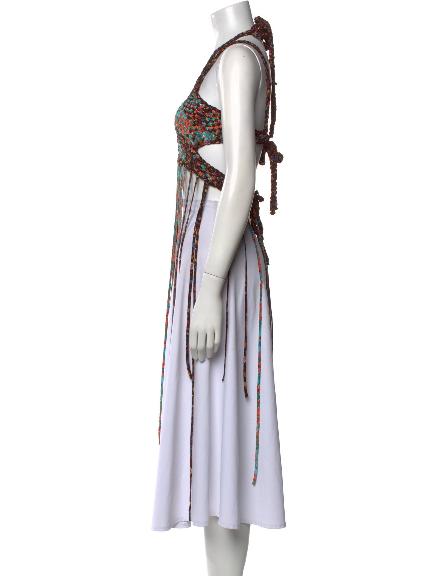 Chloé Striped Scoop Neck Tunic