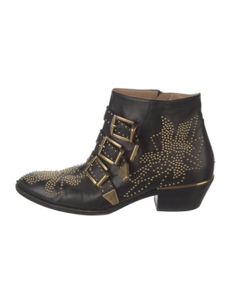 Chloé Leather Patterned Boots