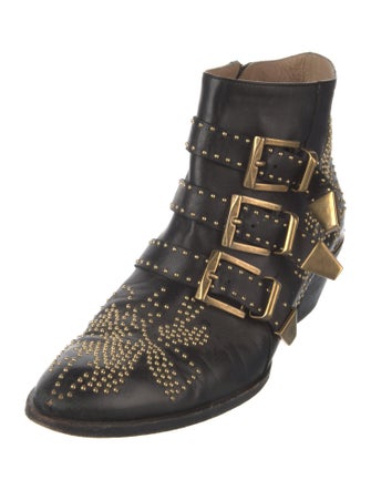 Chloé Leather Patterned Boots