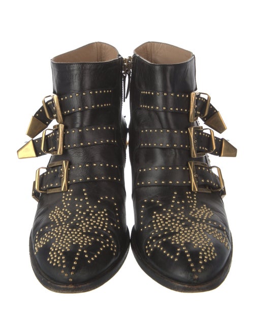Chloé Leather Patterned Boots
