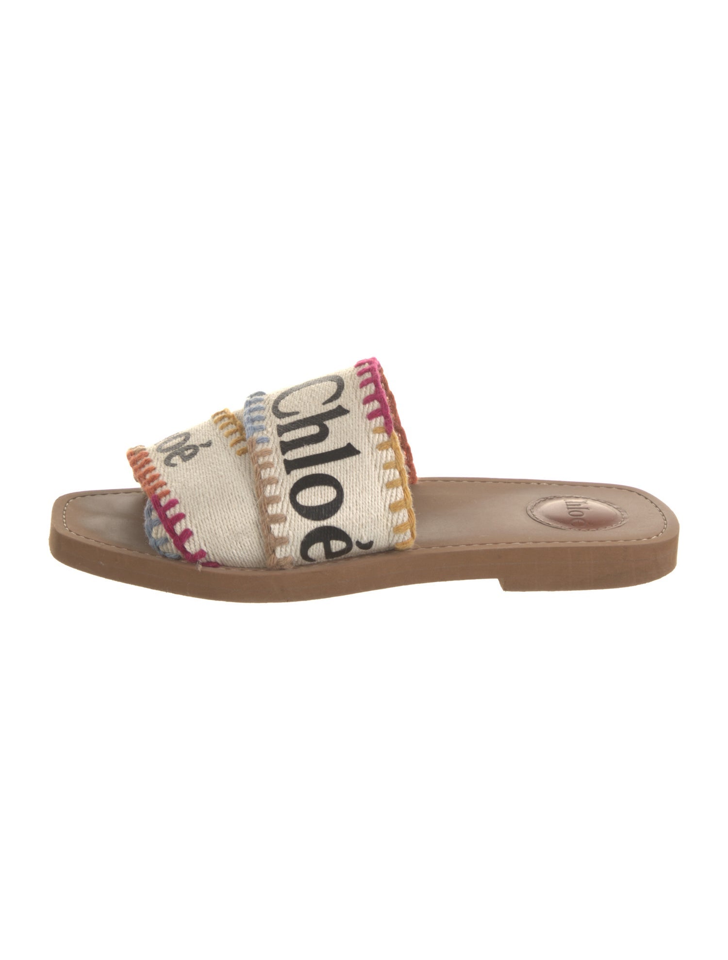 Chloé Canvas Printed Slides