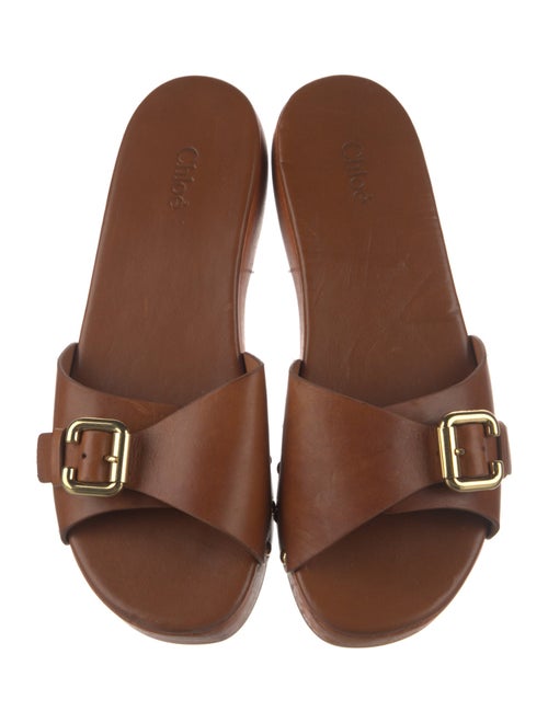 Chloé Leather Slides
