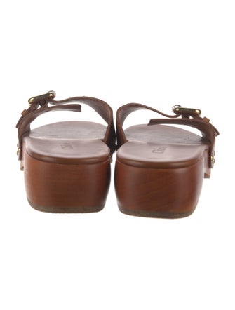 Chloé Leather Slides