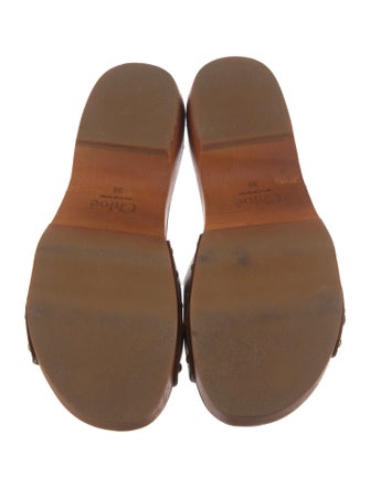 Chloé Leather Slides