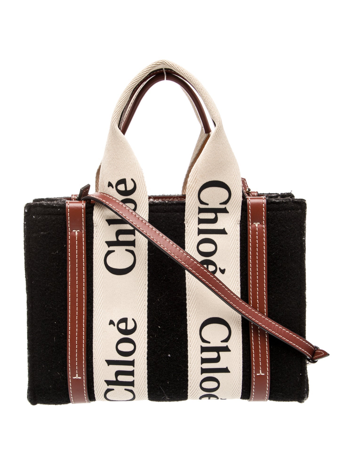 Chloé Wool Top Handle Bag