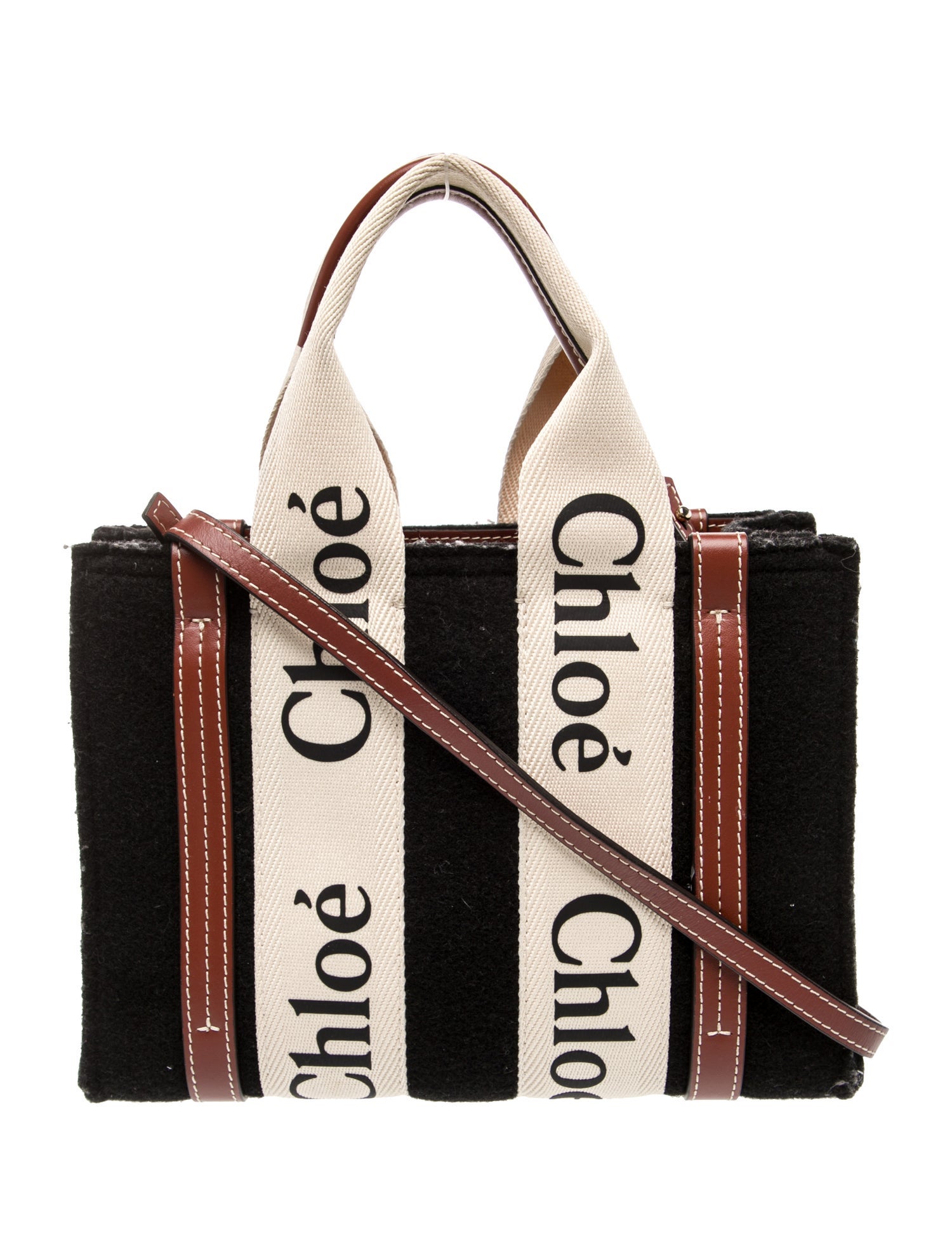 Chloé Wool Top Handle Bag