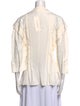 Chloé Three-Quarter Sleeve Button-Up Top