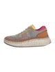 Chloé Colorblock Pattern Whipstitch Trim Sneakers