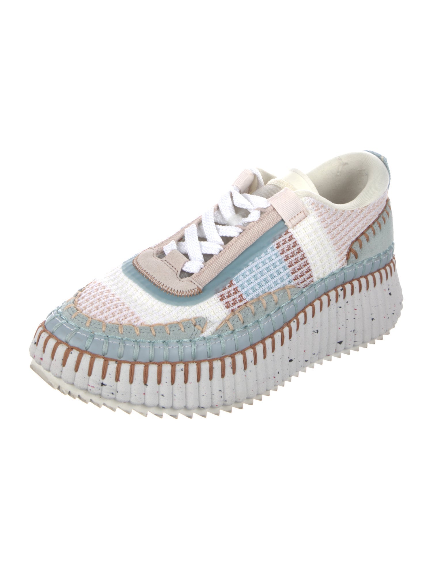 Chloé Colorblock Pattern Sneakers