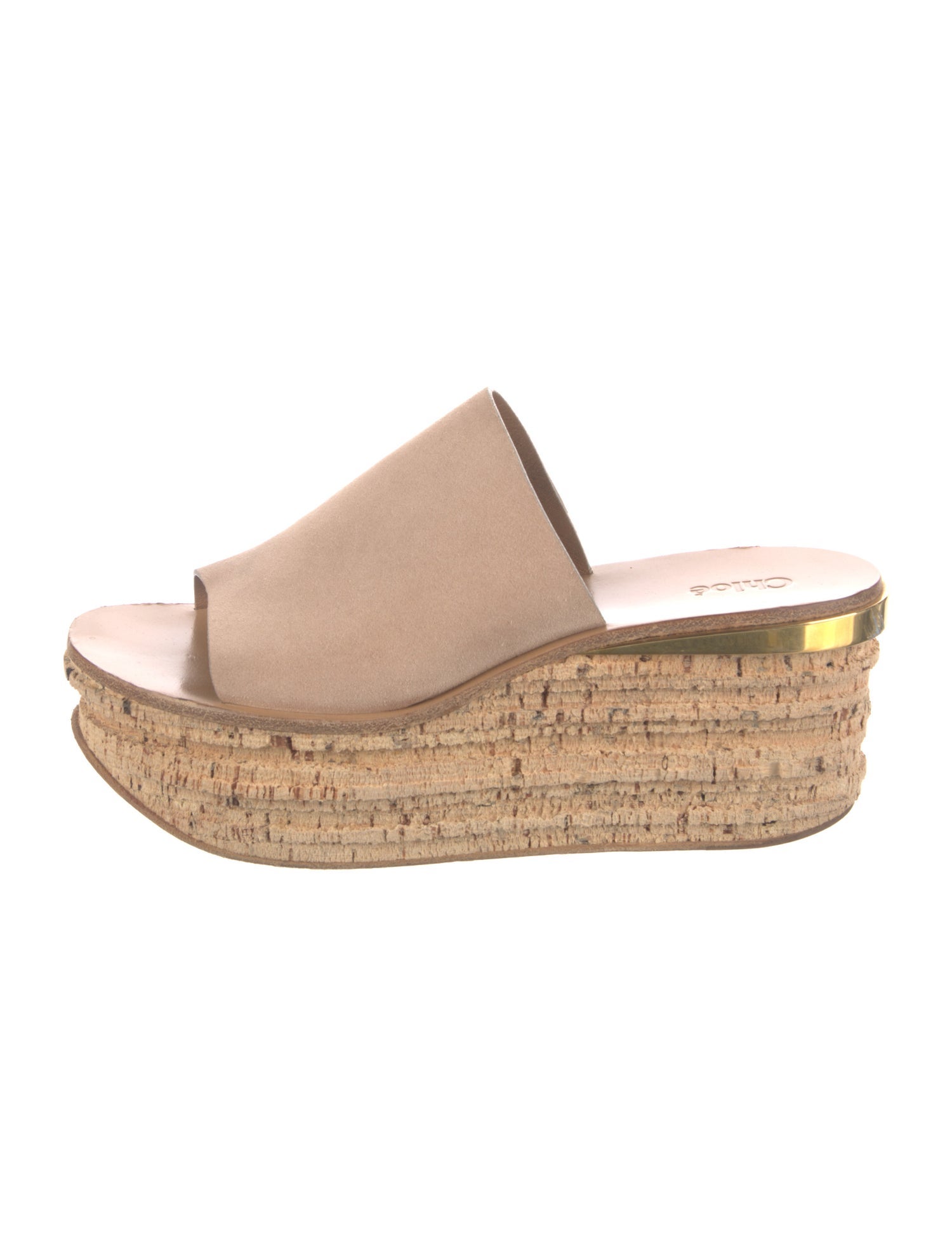 Chloé Suede Slides