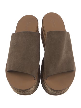 Chloé Suede Slides