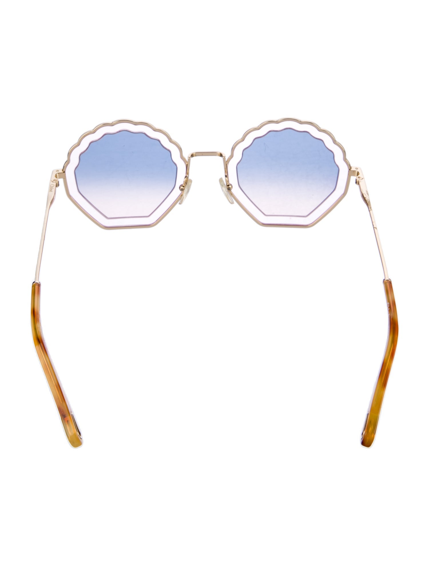 Chloé Round Gradient Sunglasses