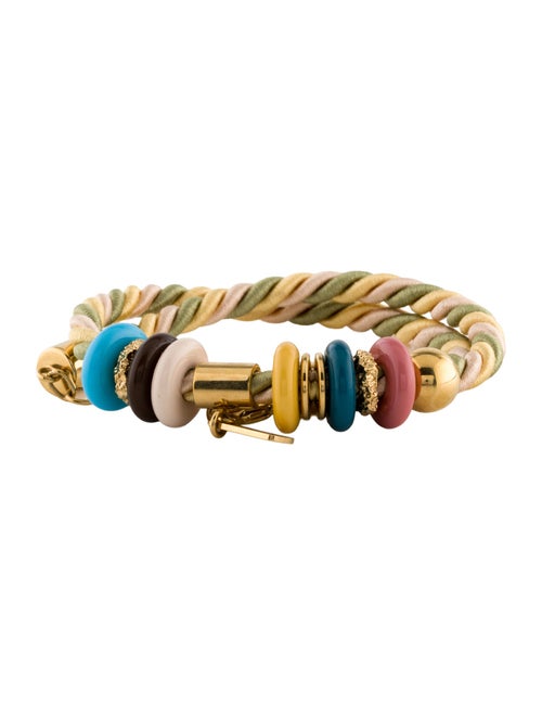Chloé Bead & Cord Wrap Bracelet