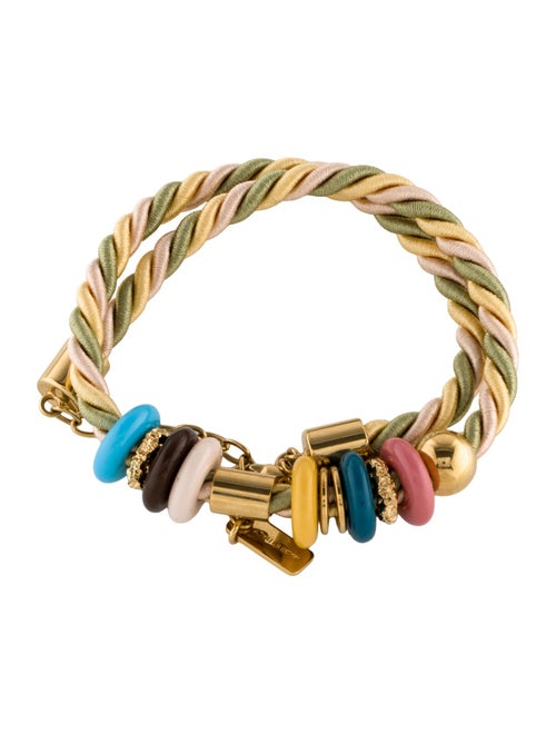 Chloé Bead & Cord Wrap Bracelet