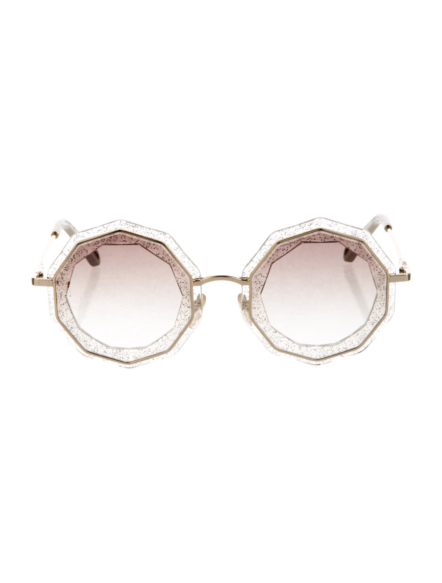 Chloé Round Mirrored Sunglasses