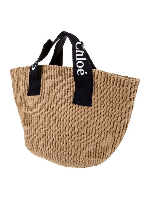 Chloe x Mifuko Raffia Top Handle Bag