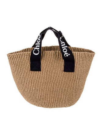 Chloe x Mifuko Raffia Top Handle Bag