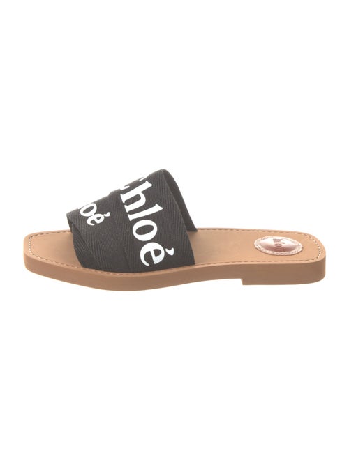 Chloé Canvas Graphic Print Slides