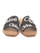 Chloé Canvas Graphic Print Slides