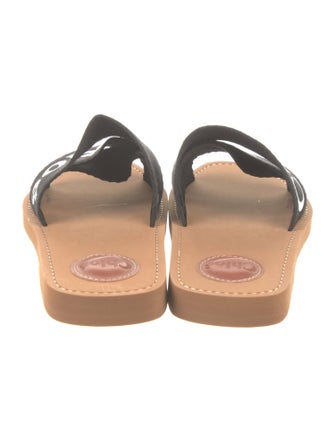 Chloé Canvas Graphic Print Slides