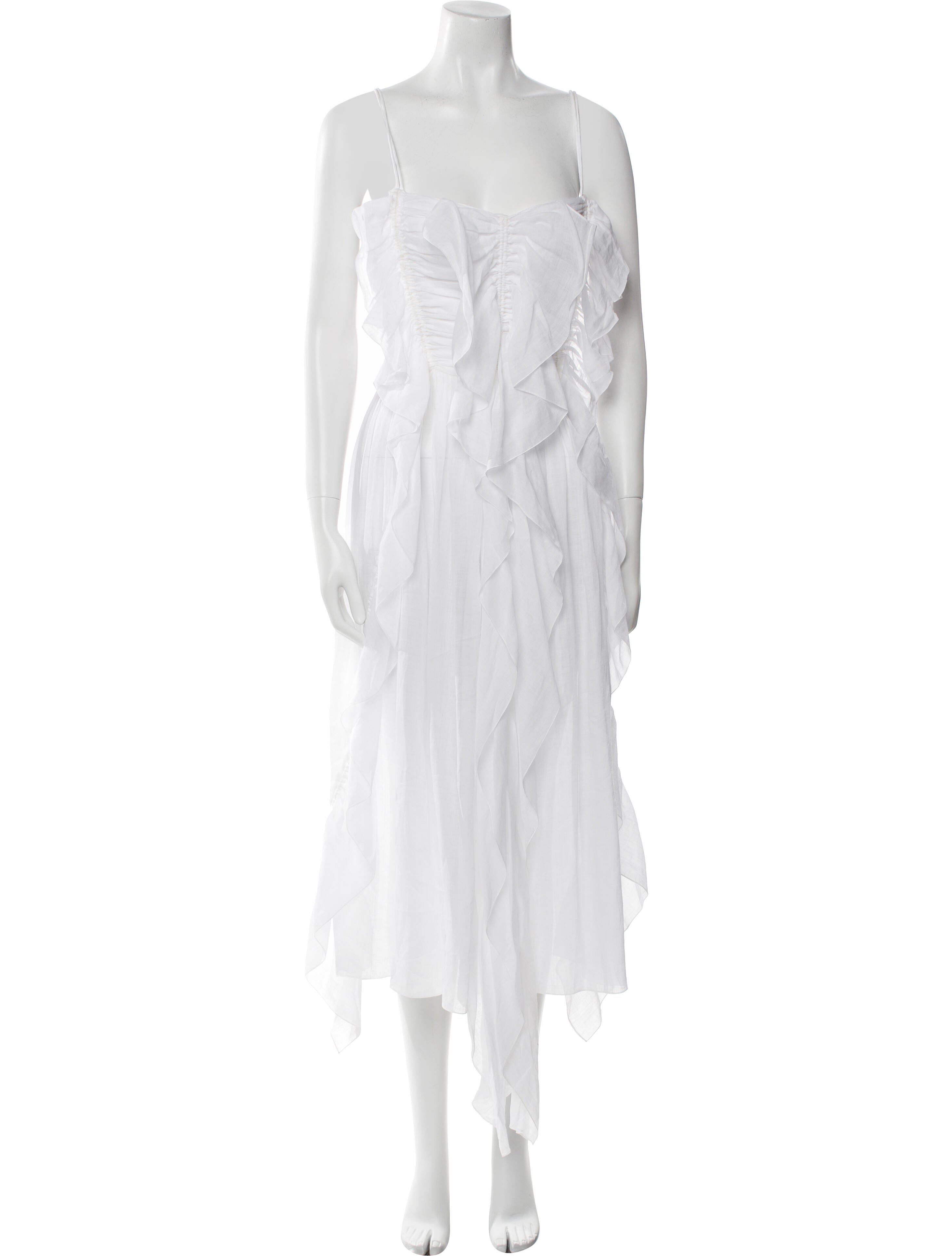 Chloé Square Neckline Long Dress