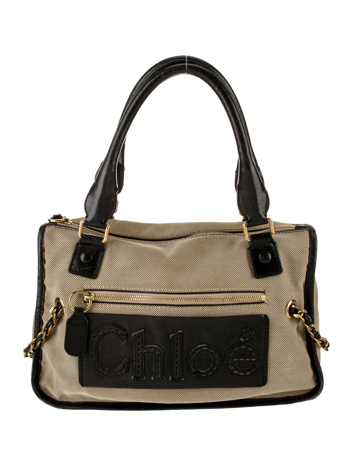 Chloé Canvas Top Handle Bag