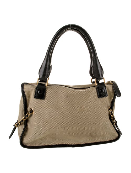 Chloé Canvas Top Handle Bag