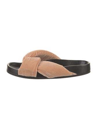Chloé Velvet Slides