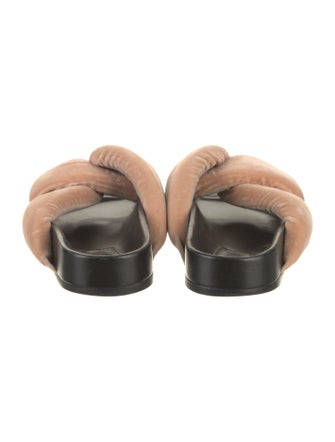 Chloé Velvet Slides