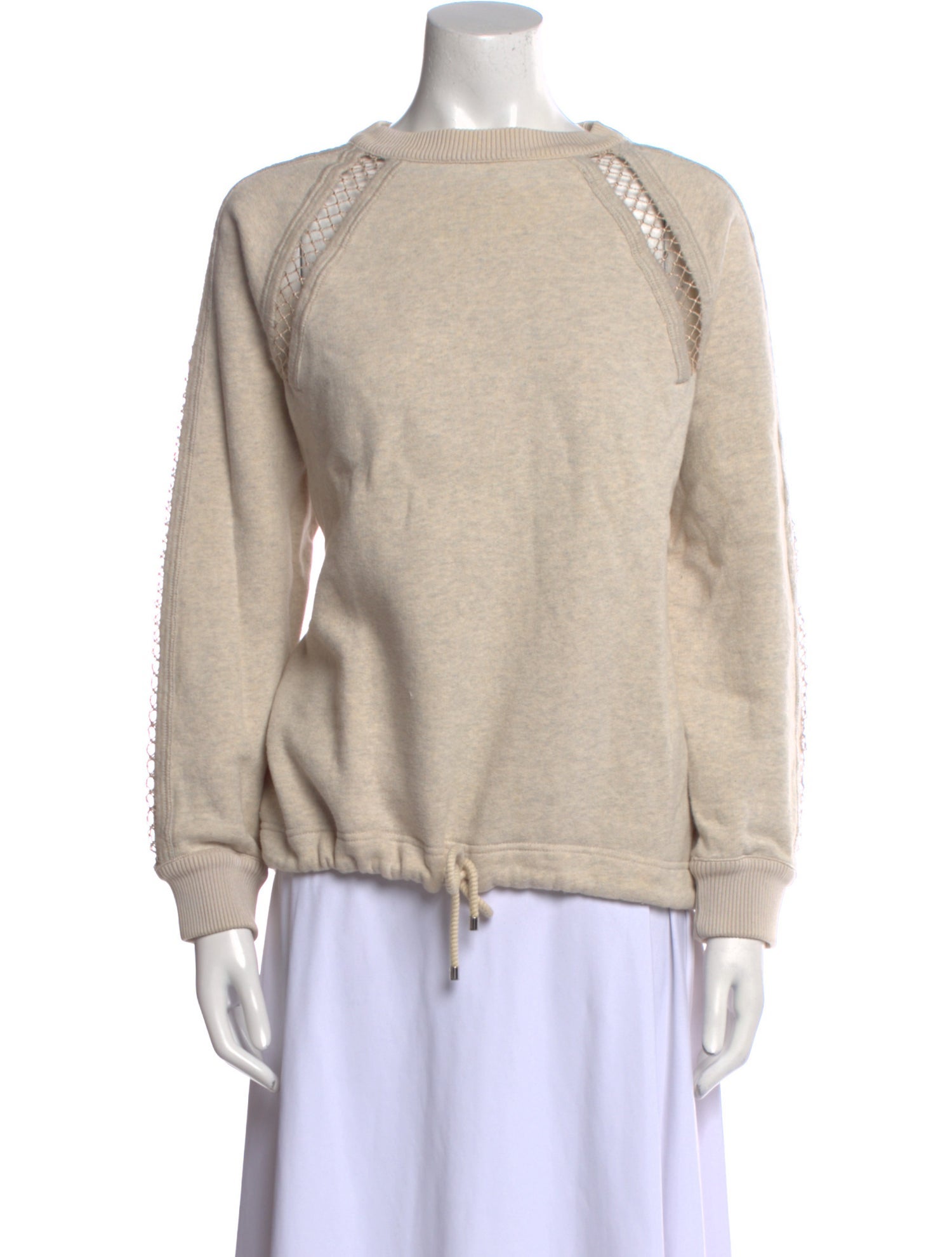 Chloé Bateau Neckline Long Sleeve Sweatshirt
