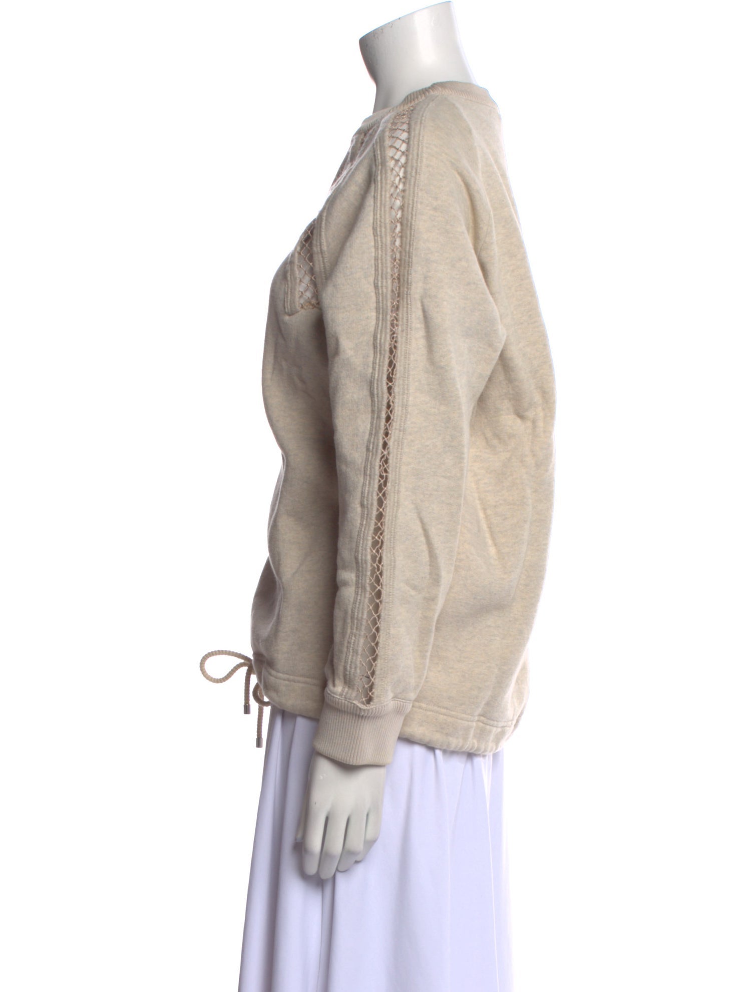 Chloé Bateau Neckline Long Sleeve Sweatshirt