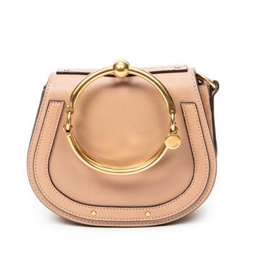 Chloé Shoulder Bags Calf Leather Nile Bracelet Bag Small
